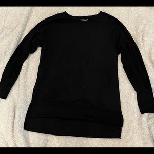long black lightweight sweater - size 4/6